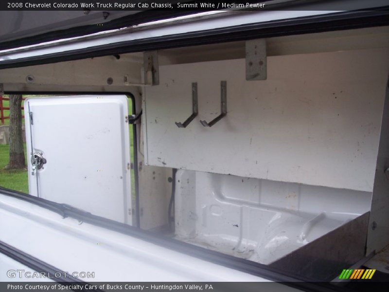 Summit White / Medium Pewter 2008 Chevrolet Colorado Work Truck Regular Cab Chassis