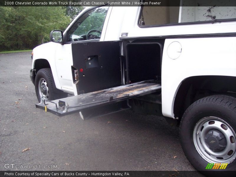 Summit White / Medium Pewter 2008 Chevrolet Colorado Work Truck Regular Cab Chassis