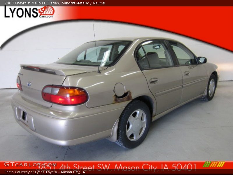Sandrift Metallic / Neutral 2000 Chevrolet Malibu LS Sedan