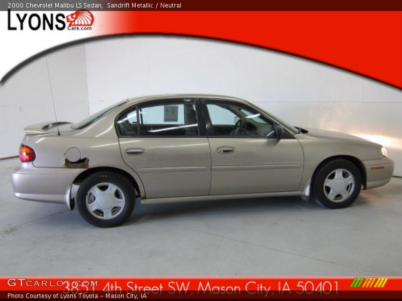 Sandrift Metallic / Neutral 2000 Chevrolet Malibu LS Sedan