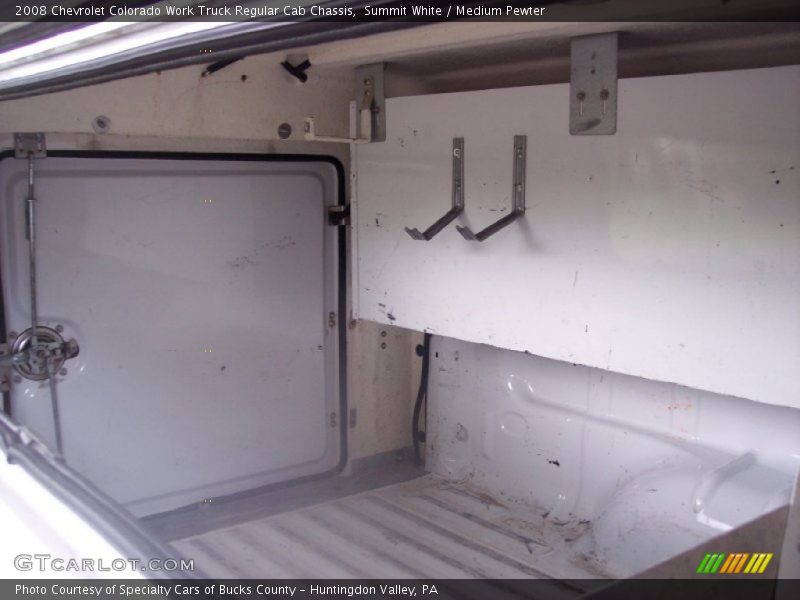Summit White / Medium Pewter 2008 Chevrolet Colorado Work Truck Regular Cab Chassis