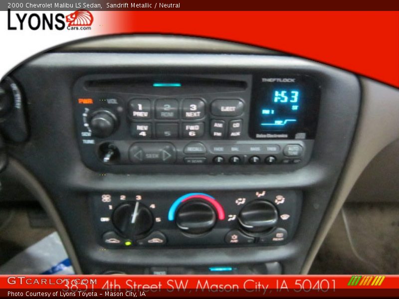 Sandrift Metallic / Neutral 2000 Chevrolet Malibu LS Sedan