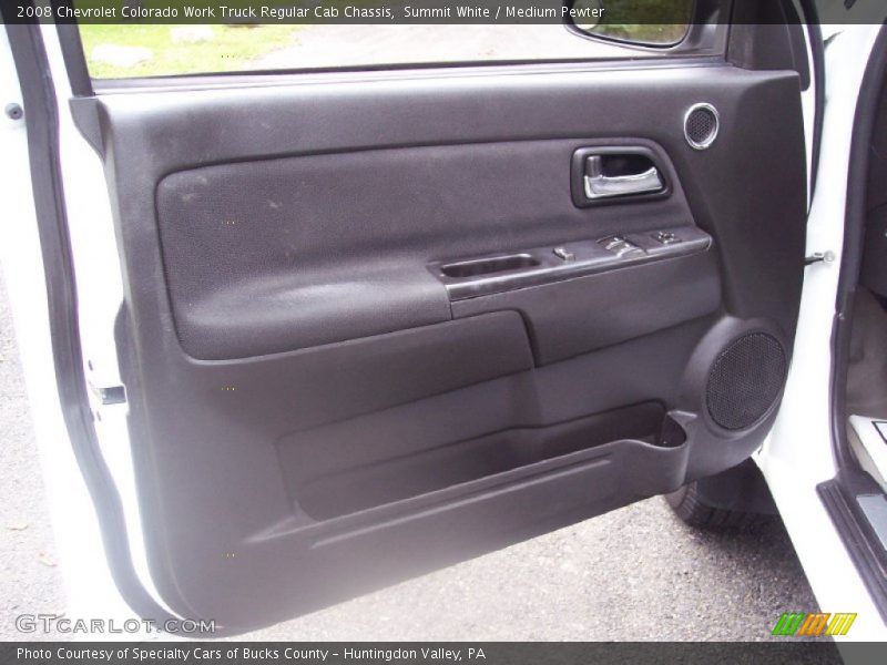 Summit White / Medium Pewter 2008 Chevrolet Colorado Work Truck Regular Cab Chassis