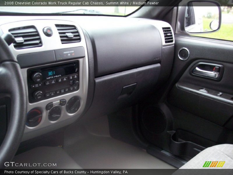 Summit White / Medium Pewter 2008 Chevrolet Colorado Work Truck Regular Cab Chassis