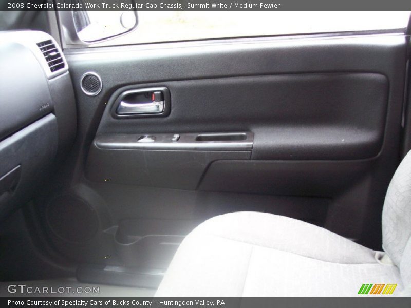 Summit White / Medium Pewter 2008 Chevrolet Colorado Work Truck Regular Cab Chassis