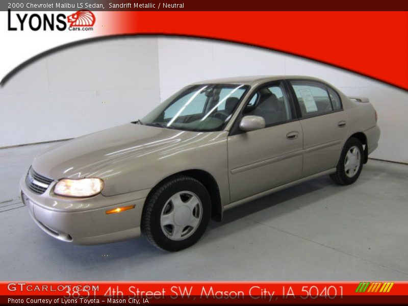 Sandrift Metallic / Neutral 2000 Chevrolet Malibu LS Sedan