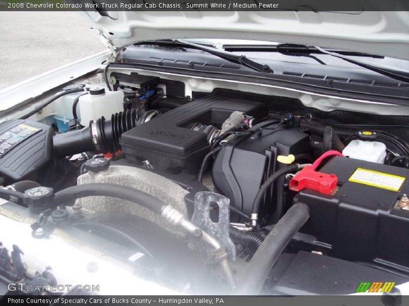 Summit White / Medium Pewter 2008 Chevrolet Colorado Work Truck Regular Cab Chassis