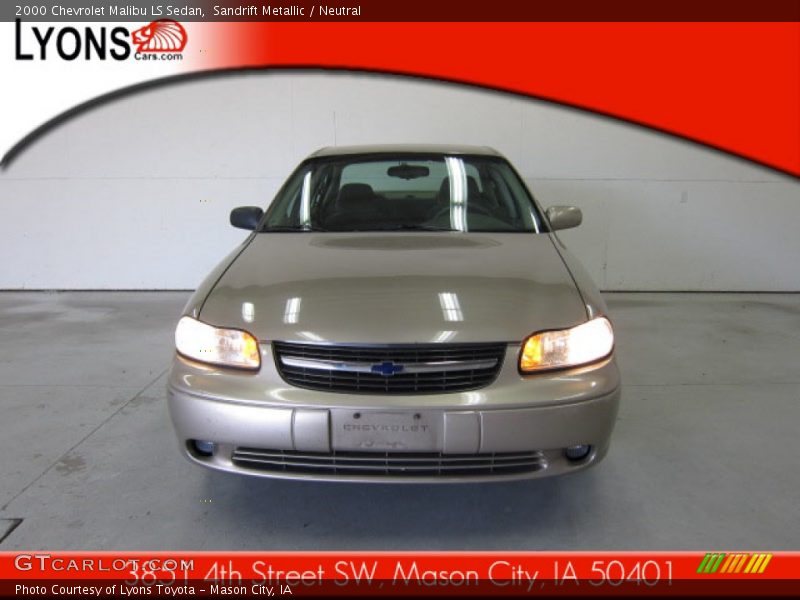 Sandrift Metallic / Neutral 2000 Chevrolet Malibu LS Sedan