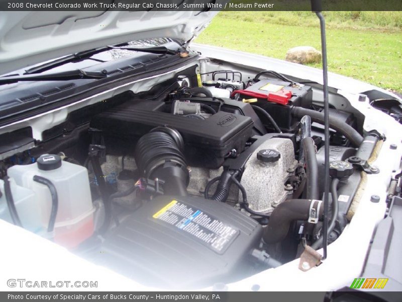Summit White / Medium Pewter 2008 Chevrolet Colorado Work Truck Regular Cab Chassis
