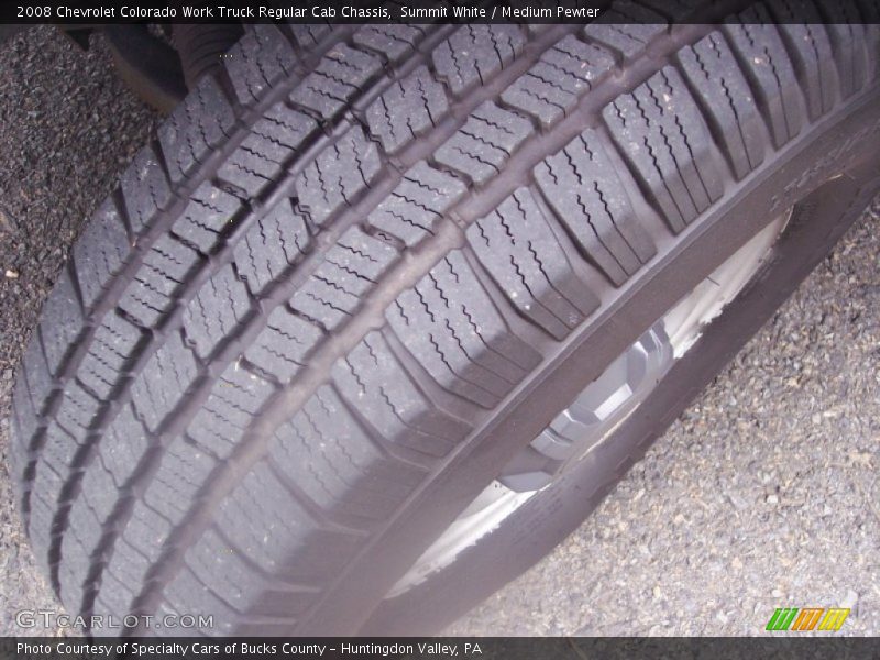 Summit White / Medium Pewter 2008 Chevrolet Colorado Work Truck Regular Cab Chassis