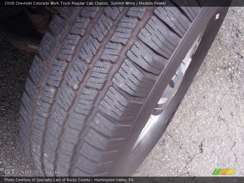 Summit White / Medium Pewter 2008 Chevrolet Colorado Work Truck Regular Cab Chassis