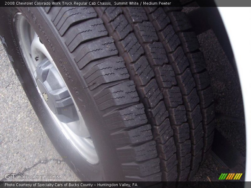 Summit White / Medium Pewter 2008 Chevrolet Colorado Work Truck Regular Cab Chassis
