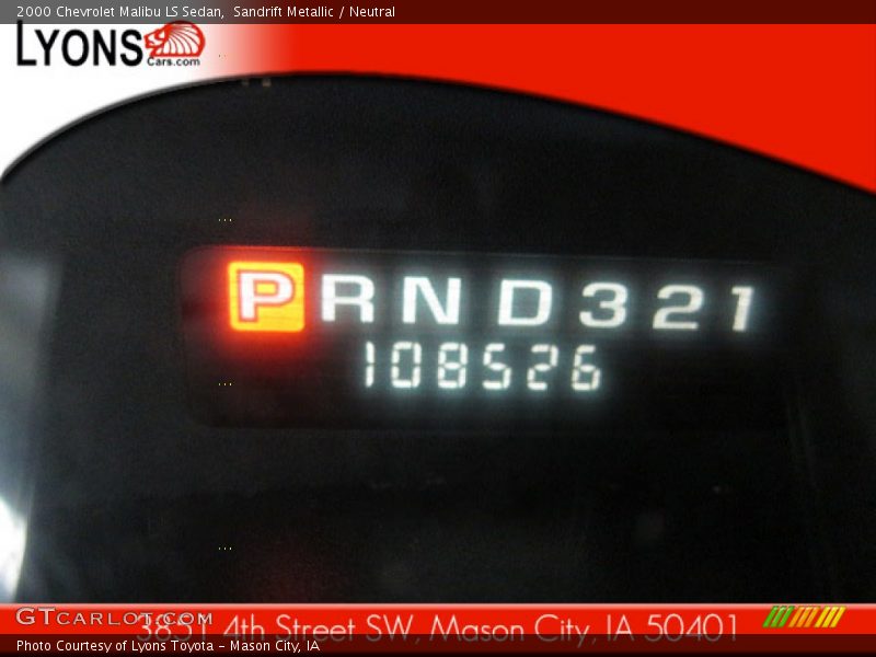 Sandrift Metallic / Neutral 2000 Chevrolet Malibu LS Sedan