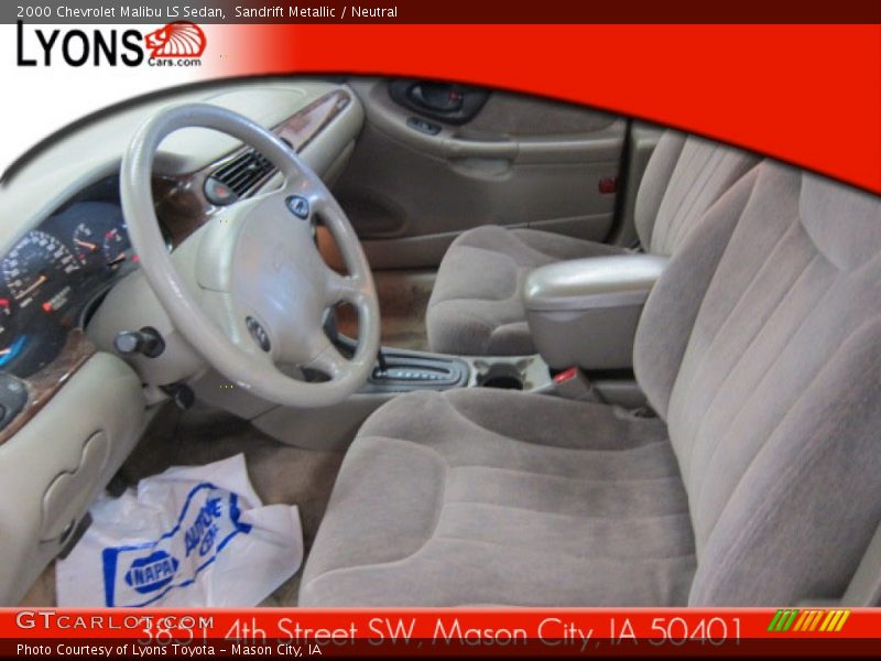 Sandrift Metallic / Neutral 2000 Chevrolet Malibu LS Sedan