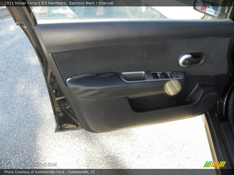 Espresso Black / Charcoal 2011 Nissan Versa 1.8 S Hatchback