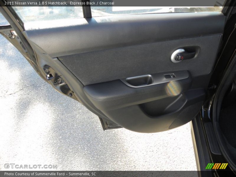 Espresso Black / Charcoal 2011 Nissan Versa 1.8 S Hatchback