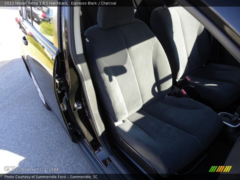 Espresso Black / Charcoal 2011 Nissan Versa 1.8 S Hatchback