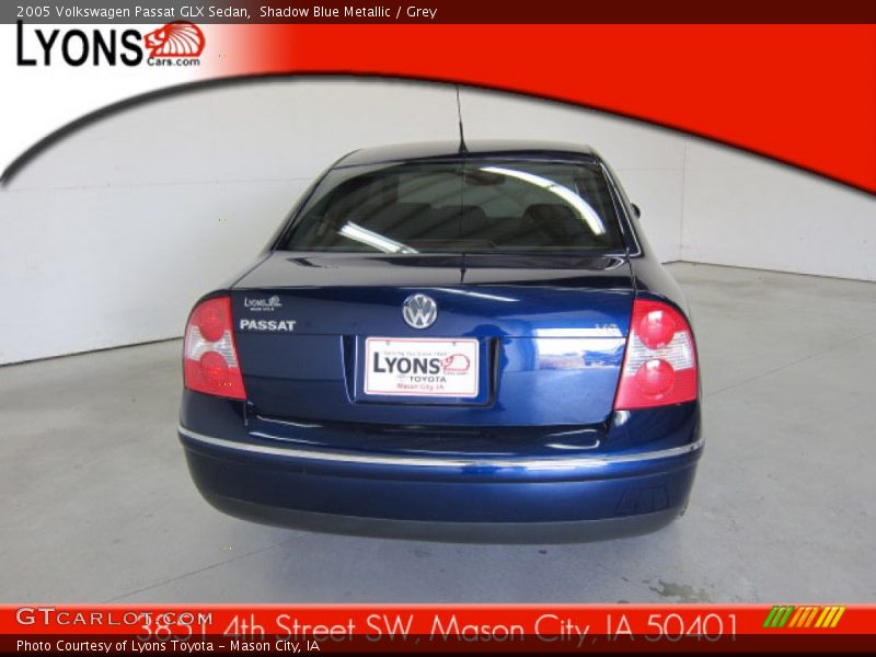 Shadow Blue Metallic / Grey 2005 Volkswagen Passat GLX Sedan