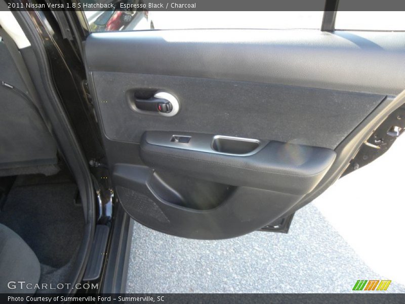 Espresso Black / Charcoal 2011 Nissan Versa 1.8 S Hatchback