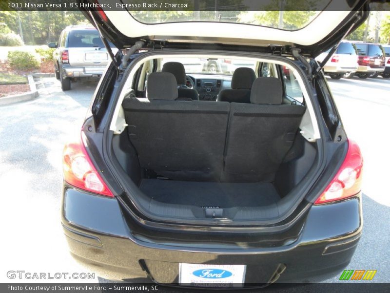 Espresso Black / Charcoal 2011 Nissan Versa 1.8 S Hatchback