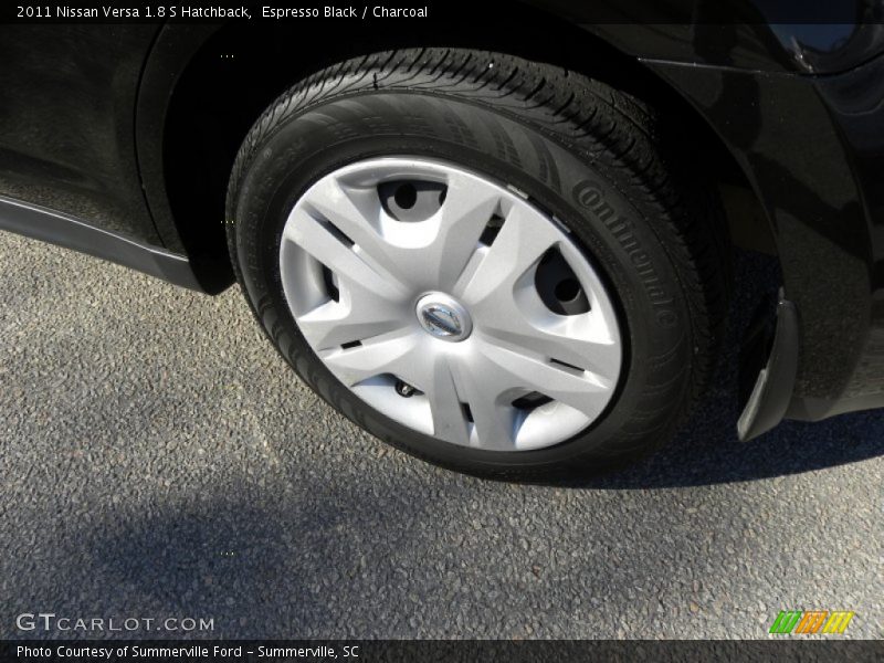 Espresso Black / Charcoal 2011 Nissan Versa 1.8 S Hatchback