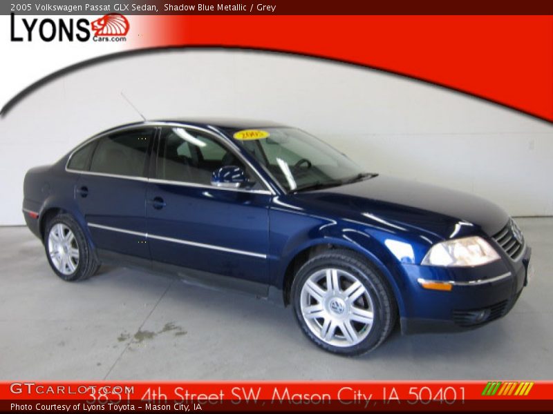 Shadow Blue Metallic / Grey 2005 Volkswagen Passat GLX Sedan