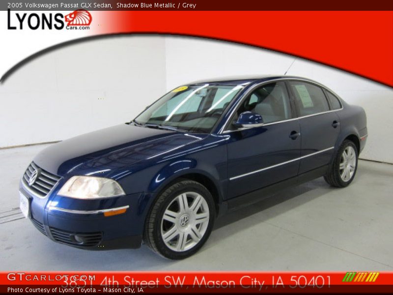 Shadow Blue Metallic / Grey 2005 Volkswagen Passat GLX Sedan