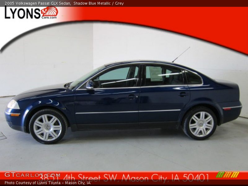 Shadow Blue Metallic / Grey 2005 Volkswagen Passat GLX Sedan