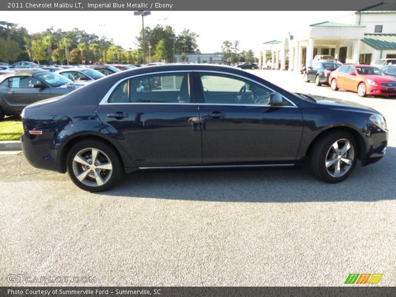 Imperial Blue Metallic / Ebony 2011 Chevrolet Malibu LT
