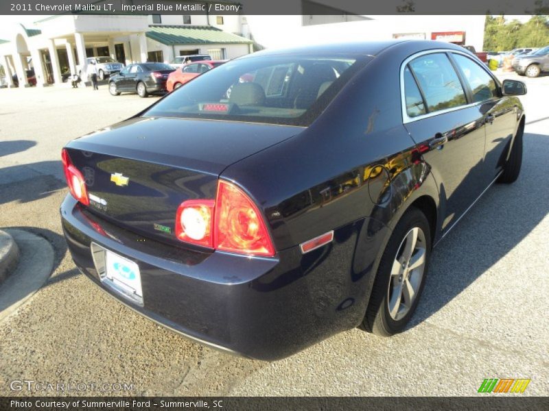 Imperial Blue Metallic / Ebony 2011 Chevrolet Malibu LT