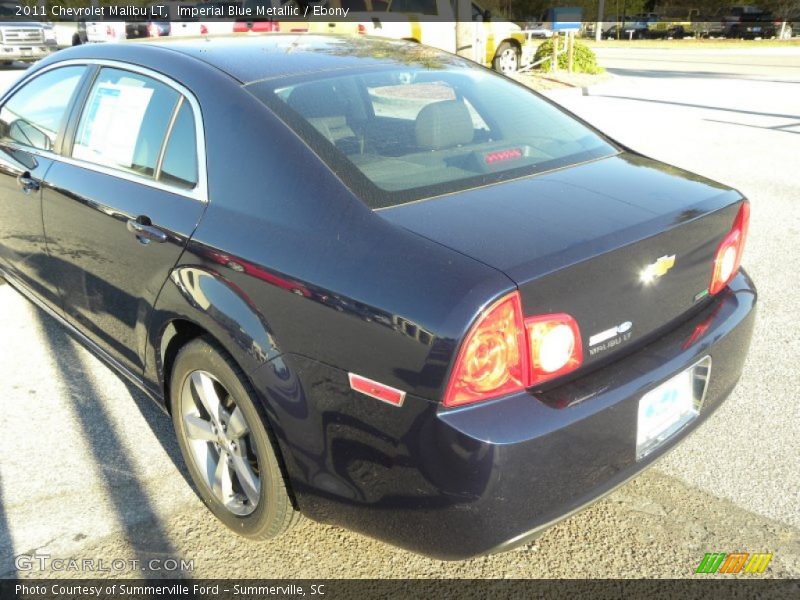 Imperial Blue Metallic / Ebony 2011 Chevrolet Malibu LT