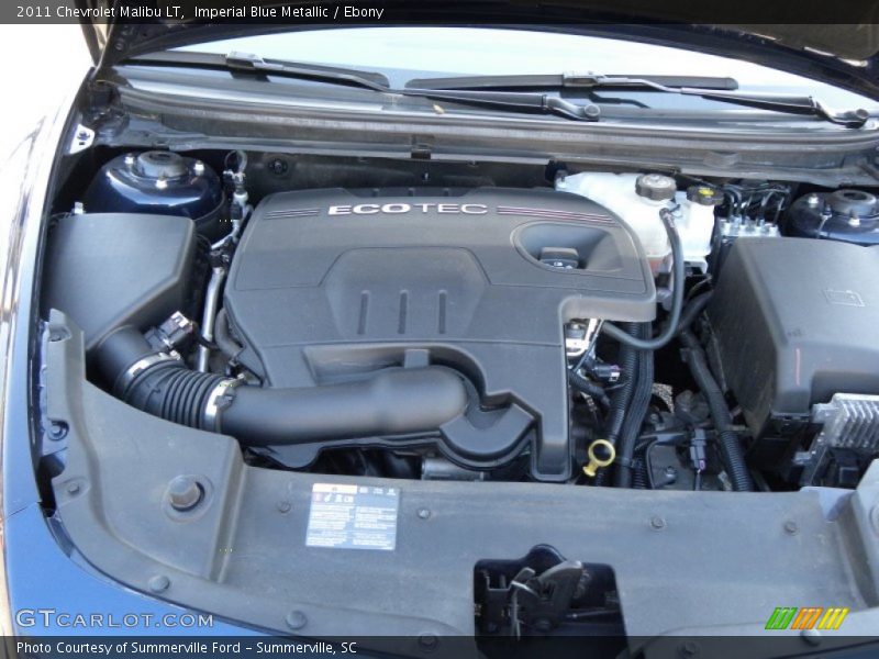Imperial Blue Metallic / Ebony 2011 Chevrolet Malibu LT