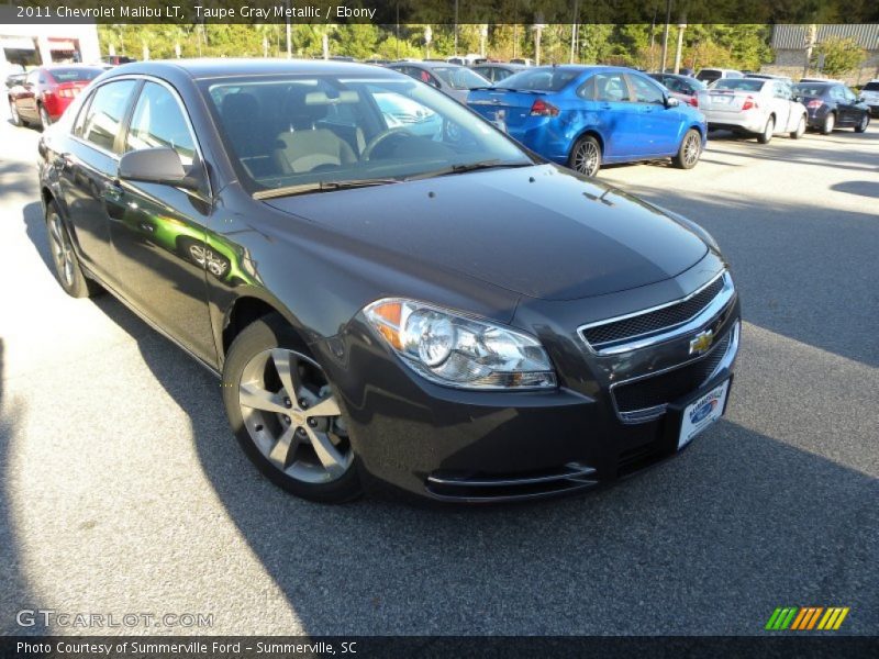 Taupe Gray Metallic / Ebony 2011 Chevrolet Malibu LT