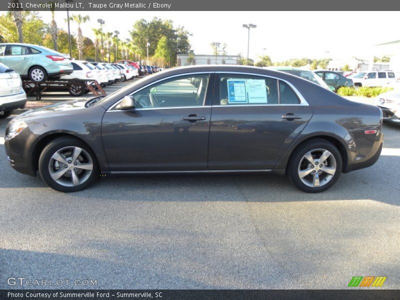 Taupe Gray Metallic / Ebony 2011 Chevrolet Malibu LT