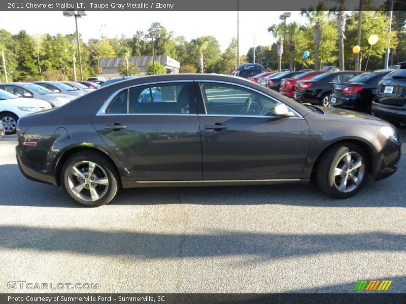 Taupe Gray Metallic / Ebony 2011 Chevrolet Malibu LT