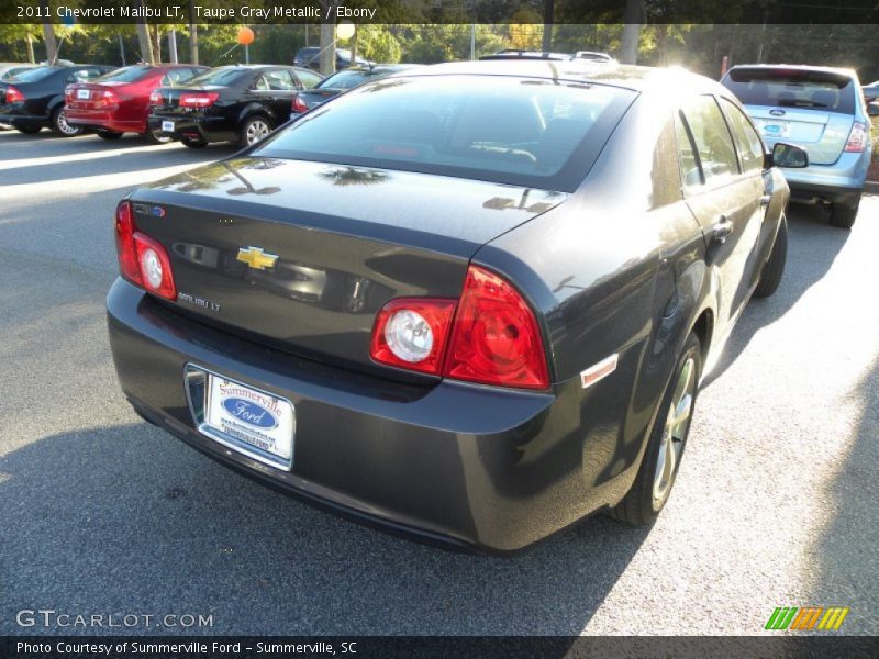 Taupe Gray Metallic / Ebony 2011 Chevrolet Malibu LT