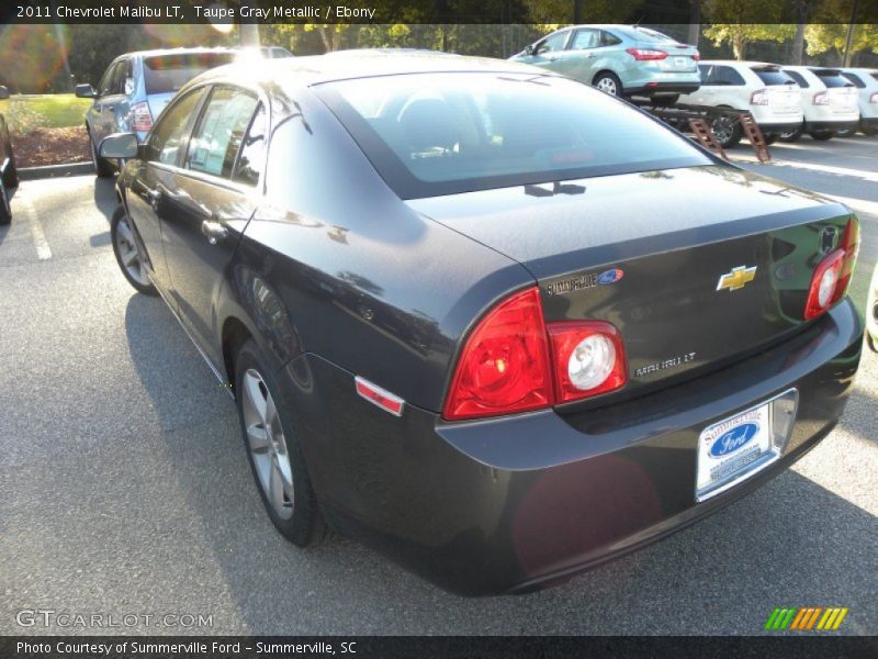 Taupe Gray Metallic / Ebony 2011 Chevrolet Malibu LT