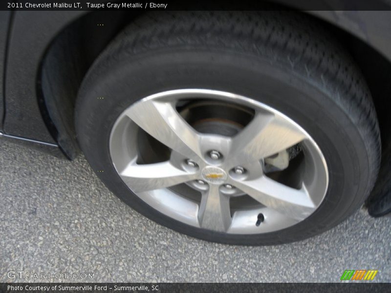 Taupe Gray Metallic / Ebony 2011 Chevrolet Malibu LT
