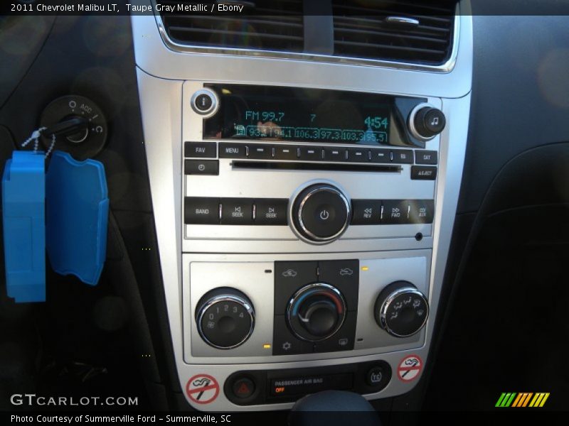 Taupe Gray Metallic / Ebony 2011 Chevrolet Malibu LT