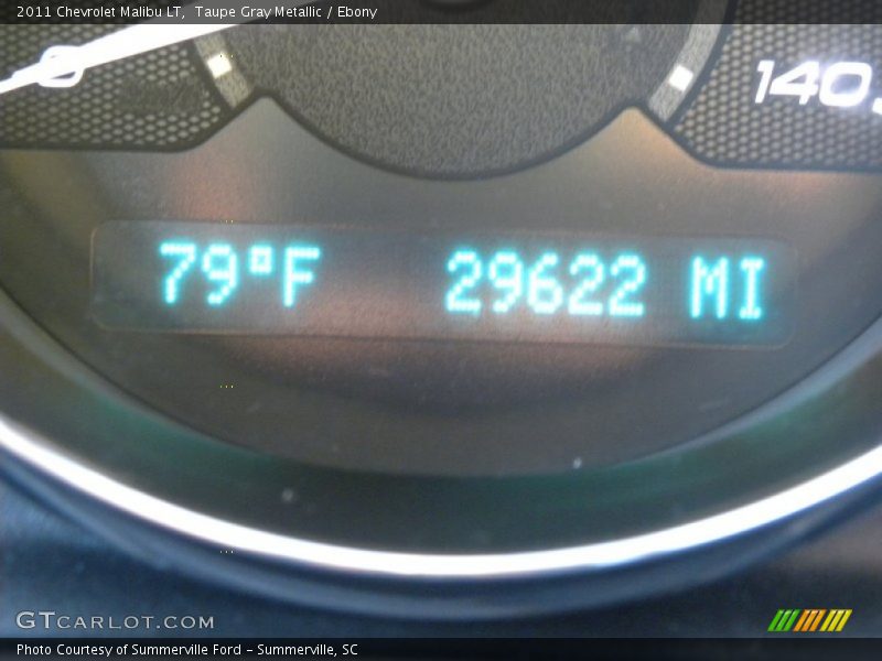 Taupe Gray Metallic / Ebony 2011 Chevrolet Malibu LT