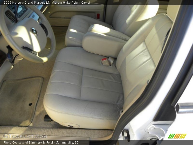 Vibrant White / Light Camel 2006 Mercury Grand Marquis LS