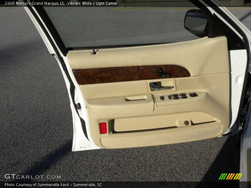 Vibrant White / Light Camel 2006 Mercury Grand Marquis LS