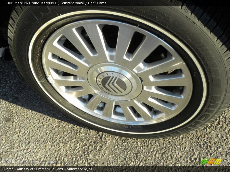 Vibrant White / Light Camel 2006 Mercury Grand Marquis LS