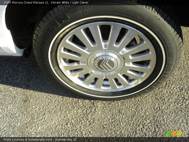 Vibrant White / Light Camel 2006 Mercury Grand Marquis LS