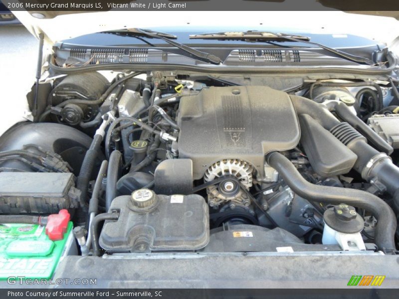 Vibrant White / Light Camel 2006 Mercury Grand Marquis LS