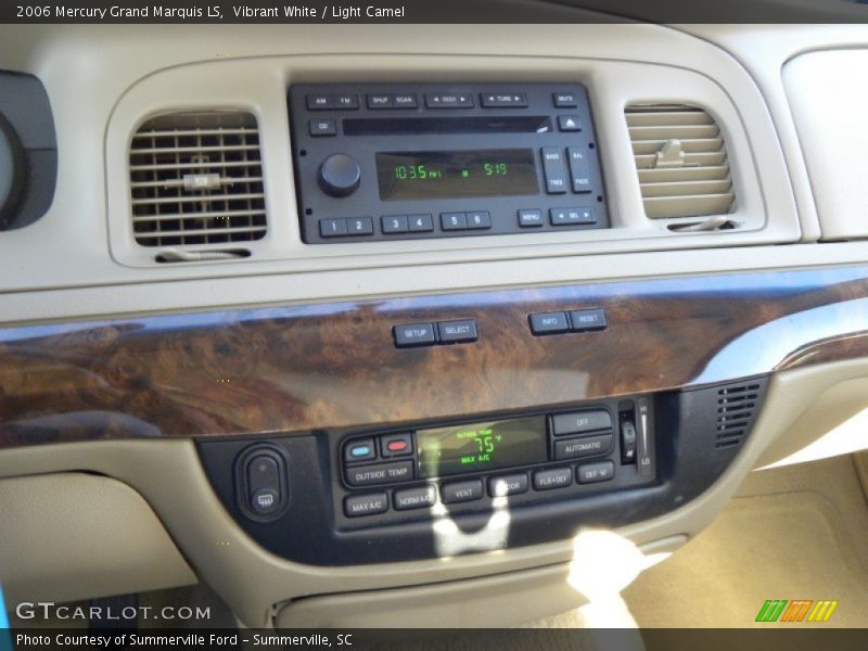 Vibrant White / Light Camel 2006 Mercury Grand Marquis LS