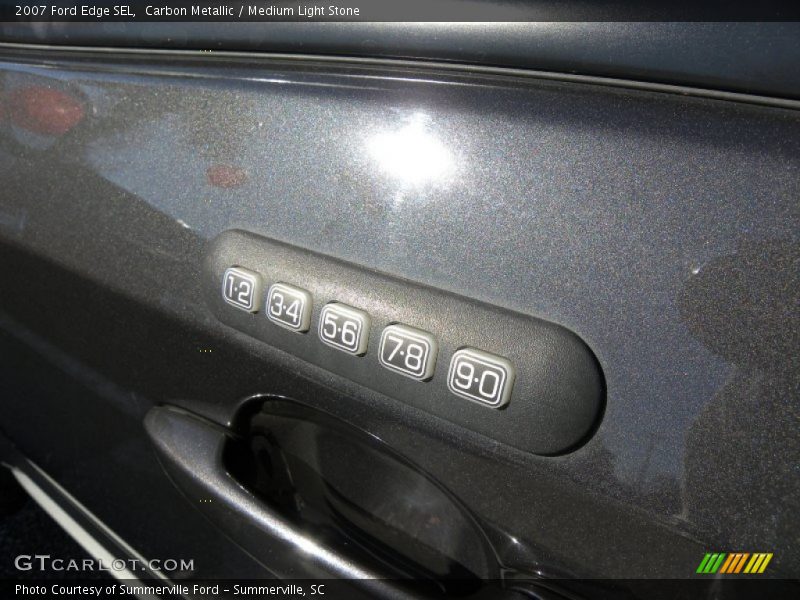 Carbon Metallic / Medium Light Stone 2007 Ford Edge SEL