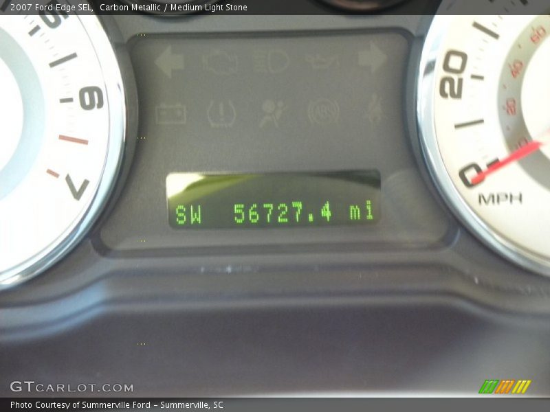 Carbon Metallic / Medium Light Stone 2007 Ford Edge SEL