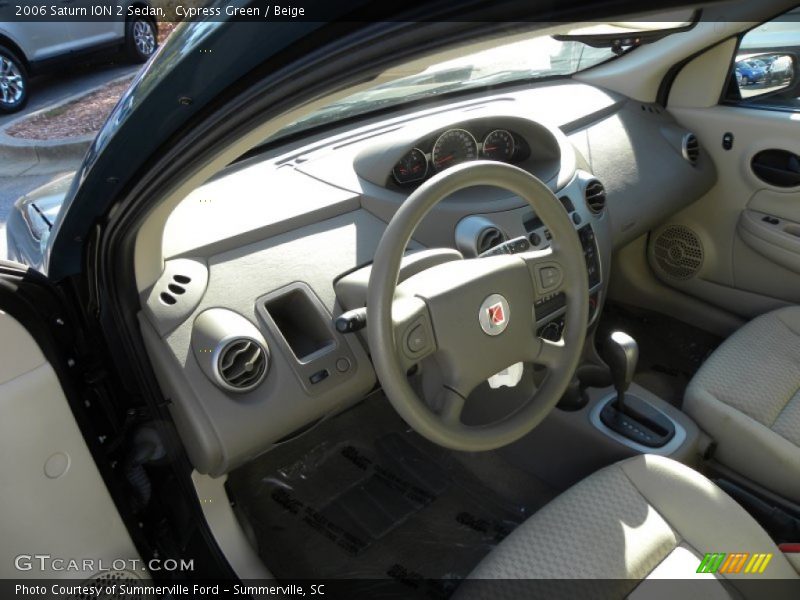 Cypress Green / Beige 2006 Saturn ION 2 Sedan