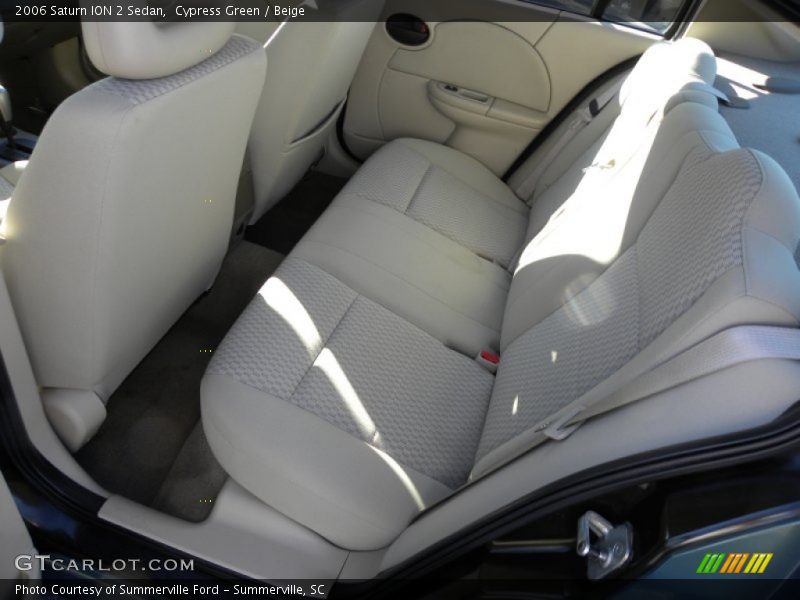 Cypress Green / Beige 2006 Saturn ION 2 Sedan
